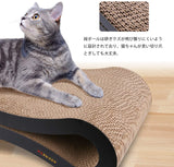 爪とぎ 猫 段ボール 高密度 耐久 ベッド型 ソファ 爪磨き キャット#49860