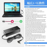 Acer用 19V 90W AC アダプター 電源【PSE認証】 Acer エイサー Aspire TravelMate Timeline Gateway eMachines シリーズ #83634