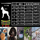 日本授権店 TRUE LOVE専門販売店 犬首輪 犬の首輪 犬用訓練首輪 小型、中型、大型犬用首輪 ペット用品 3M反射材料 ナイロン製 通気性 弾力性 ソフト 調節可能 ハーネス リード (M, ロイヤルブルー)#18934