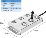 超音波霧発生装置 6連式ミストメーカー 2.8kg/h霧化量 空焚き防止 #48214