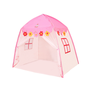 子供用テント キッズテント 子供テント kids tent 睡眠テント ベビー プレイ ハウス トイ インドア 女の子 小さなお城 折り畳み式 テント 玩具収納 子供秘密基地 収納バッグ付きお誕生日 出産祝いのプレゼント (ピンク)#51180